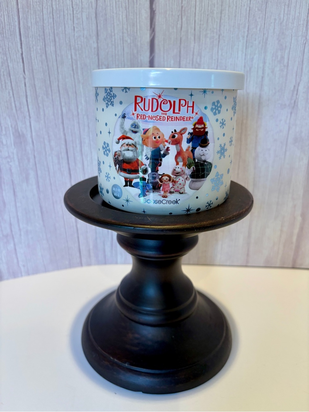 NWT Goose Creek Rudolph (Christmastown) 3-wick candle